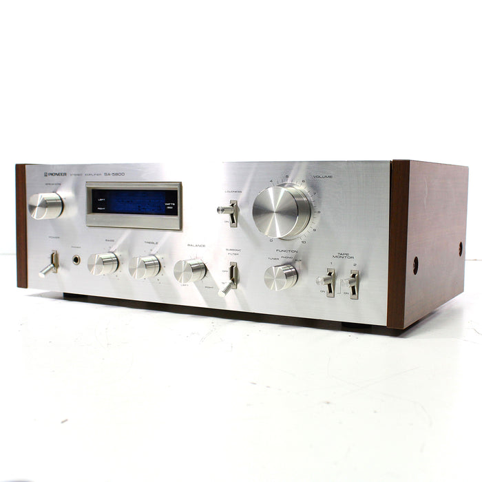 Pioneer SA-5800 Vintage Stereo Integrated Amplifier Silver Face (1979)-Audio & Video Receivers-SpenCertified-vintage-refurbished-electronics