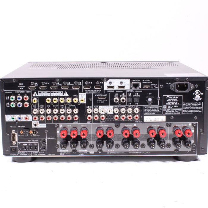 Pioneer SC-1522 9.2 Channel Audio Video Receiver 3D 4K HDMI AirPlay (2012)-Audio & Video Receivers-SpenCertified-vintage-refurbished-electronics