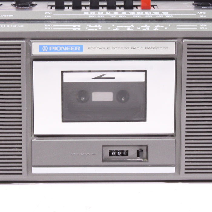 Pioneer SK-111F Vintage AM/FM Stereo Radio Cassette Recorder-Cassette Players & Recorders-SpenCertified-vintage-refurbished-electronics