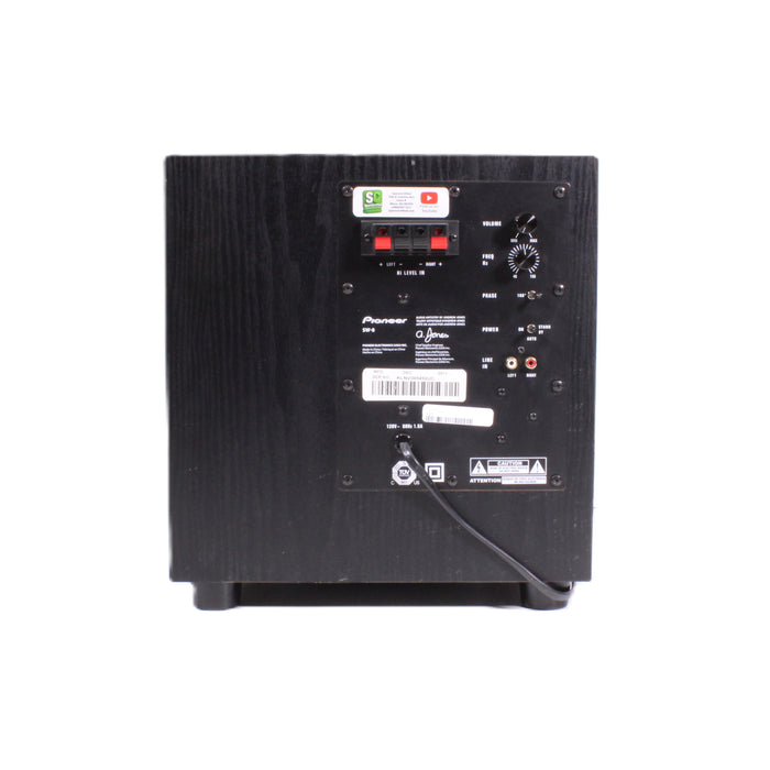 Pioneer SW-8 8" Powered Subwoofer 100W-Speakers-SpenCertified-vintage-refurbished-electronics