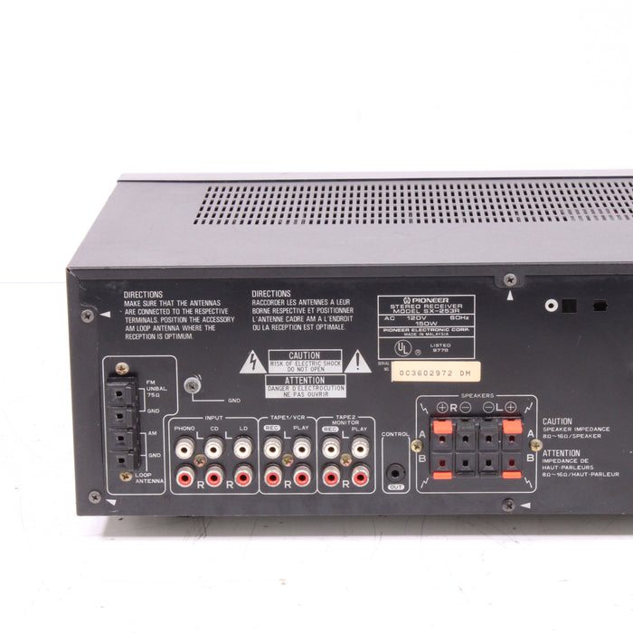 Pioneer SX-253R AM/FM Stereo Receiver with Phono-Audio Receivers-SpenCertified-vintage-refurbished-electronics