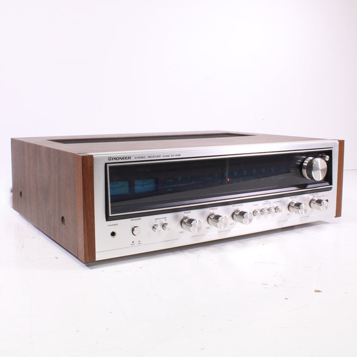 Pioneer SX-535 AM/FM Stereo Receiver Silver Face 20WPC Classic Vintage (1974)-Audio & Video Receivers-SpenCertified-vintage-refurbished-electronics