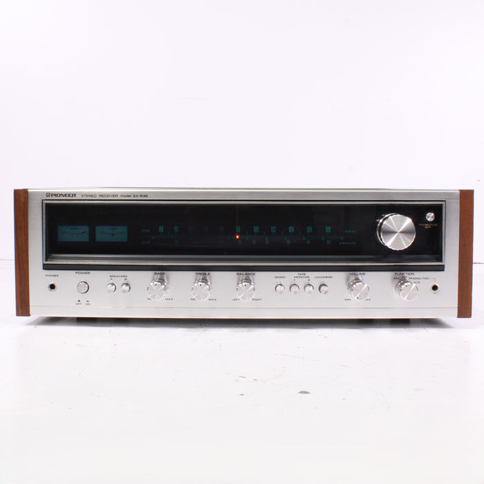 Pioneer SX-535 AM/FM Stereo Receiver Silver Face 20WPC Classic Vintage (1974)-Audio & Video Receivers-SpenCertified-vintage-refurbished-electronics