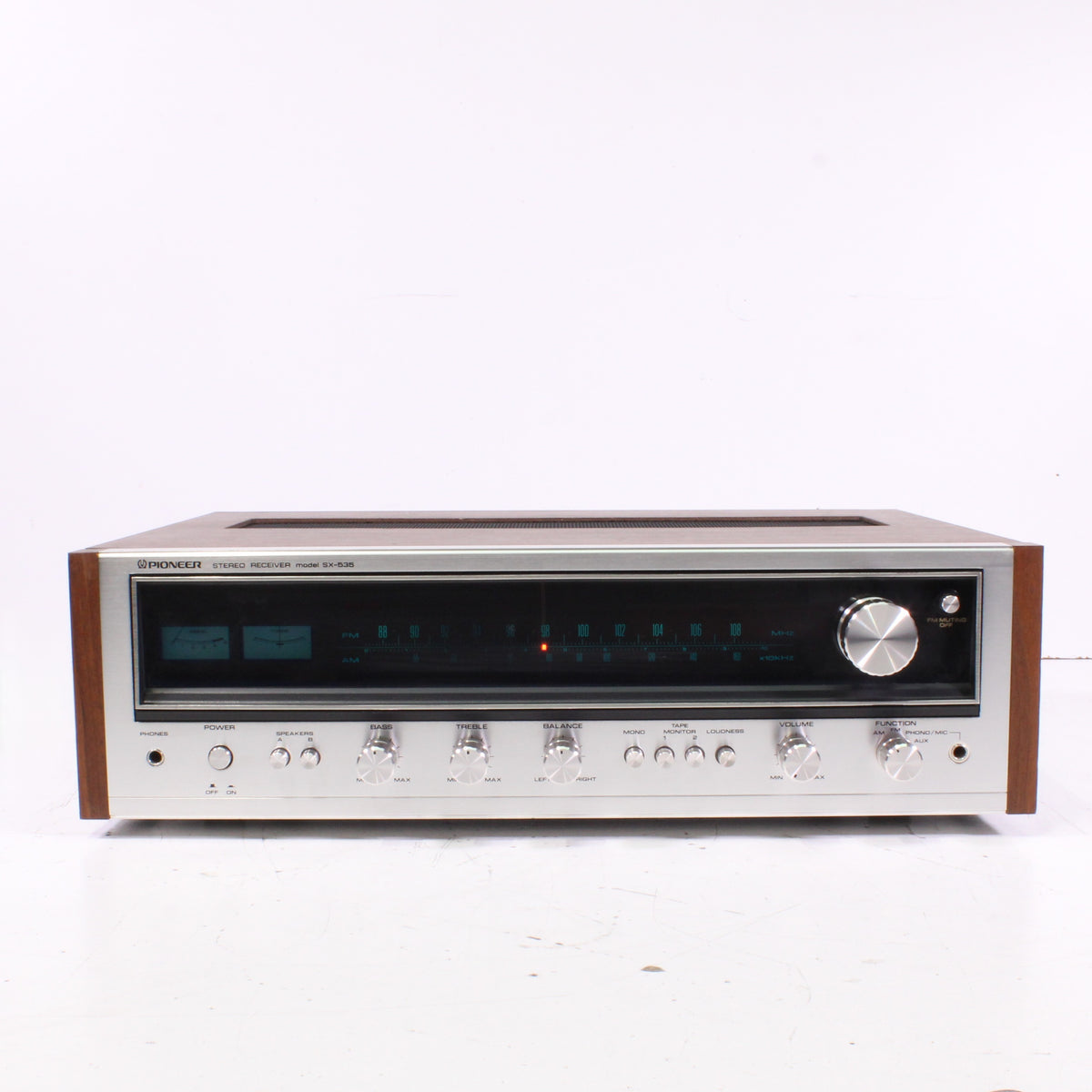 Pioneer SX-535 AM/FM Stereo Receiver Silver Face 20WPC Classic