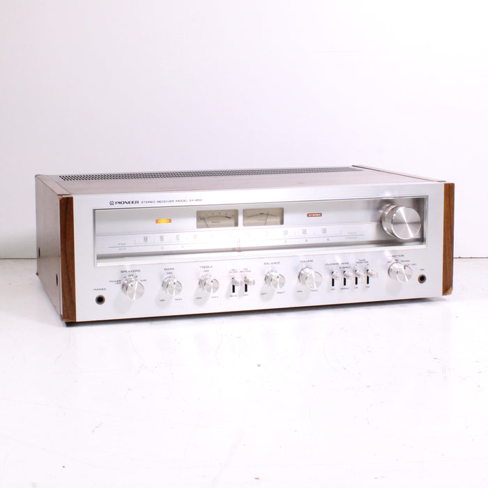 Pioneer SX-650 Vintage AM/FM Stereo Receiver Silver Face 35WPC (1976)-Audio Receivers-SpenCertified-vintage-refurbished-electronics