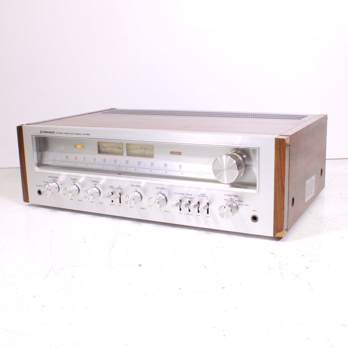 Pioneer SX-650 Vintage AM/FM Stereo Receiver Silver Face 35WPC (1976)-Audio Receivers-SpenCertified-vintage-refurbished-electronics
