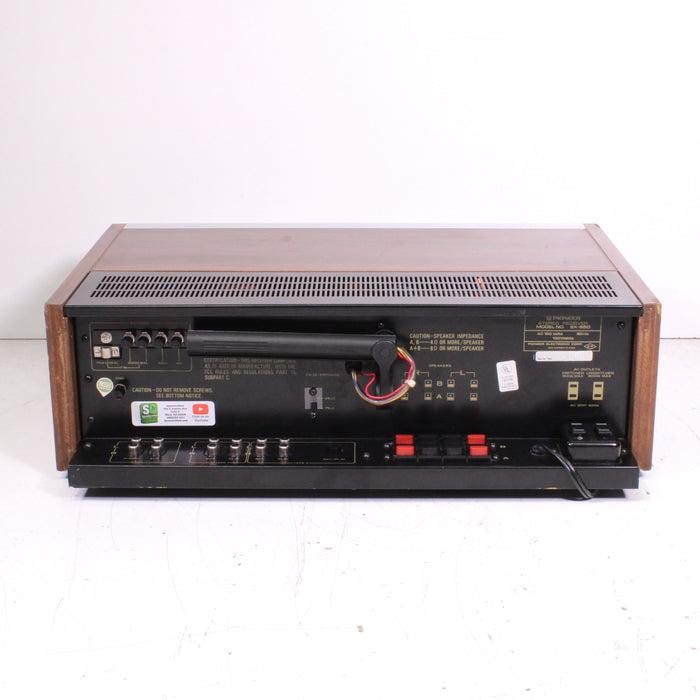 Pioneer SX-650 Vintage AM/FM Stereo Receiver Silver Face 35WPC (1976)-Audio Receivers-SpenCertified-vintage-refurbished-electronics