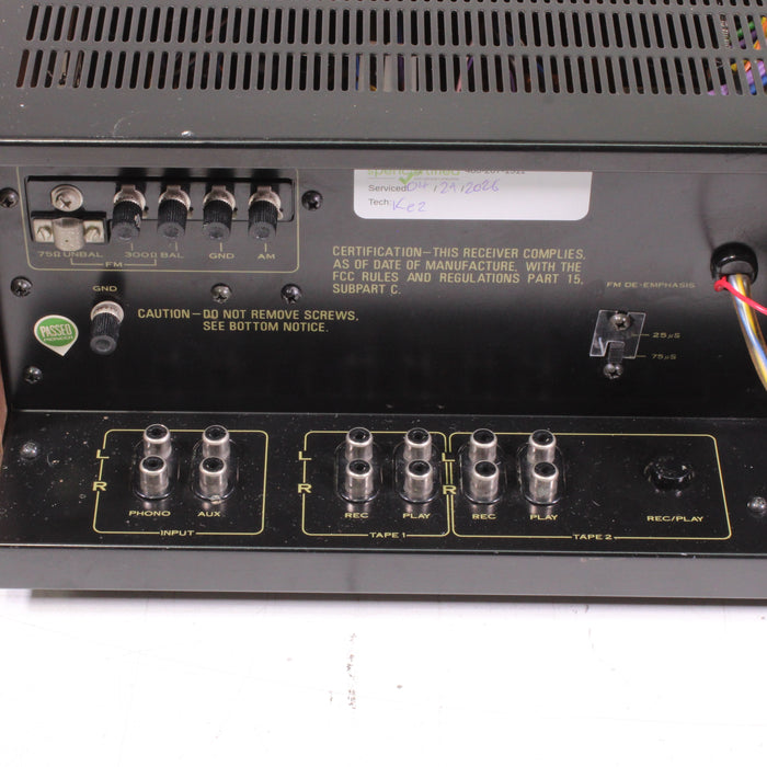 Pioneer SX-750 AM/FM Stereo Receiver Silver Face with Phono (1976-78)-Audio & Video Receivers-SpenCertified-vintage-refurbished-electronics