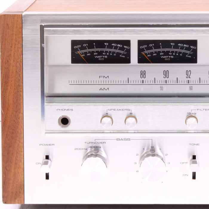 Pioneer SX-980 AM/FM 80WPC Stereo Receiver Phono Silver Face (NO REMOTE)-Stereo Systems-SpenCertified-vintage-refurbished-electronics