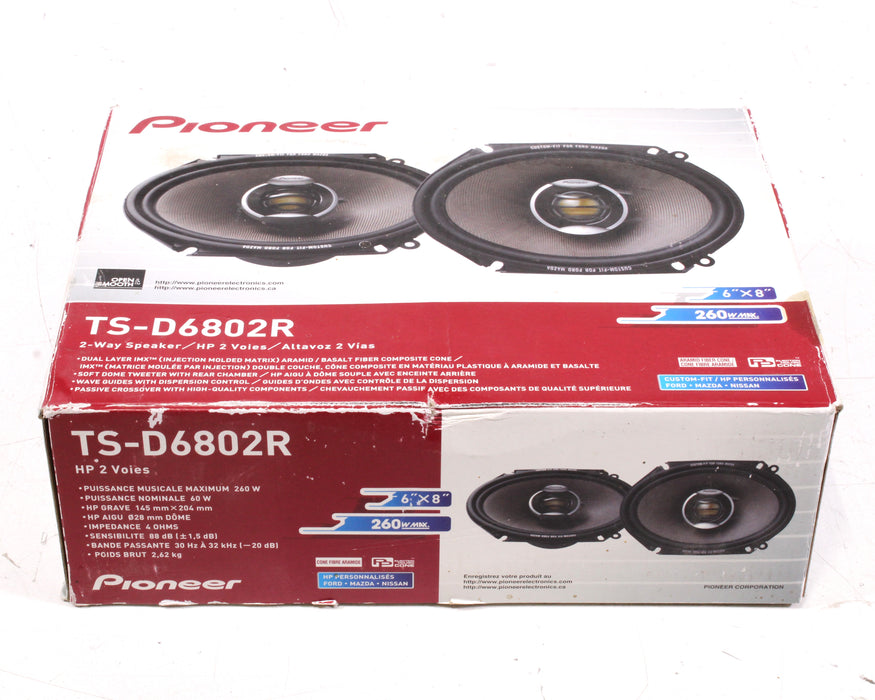 Pioneer TS-D6802R 6"x 8" 2-Way Car Speaker Pair in Box-Speaker Accessories-SpenCertified-vintage-refurbished-electronics
