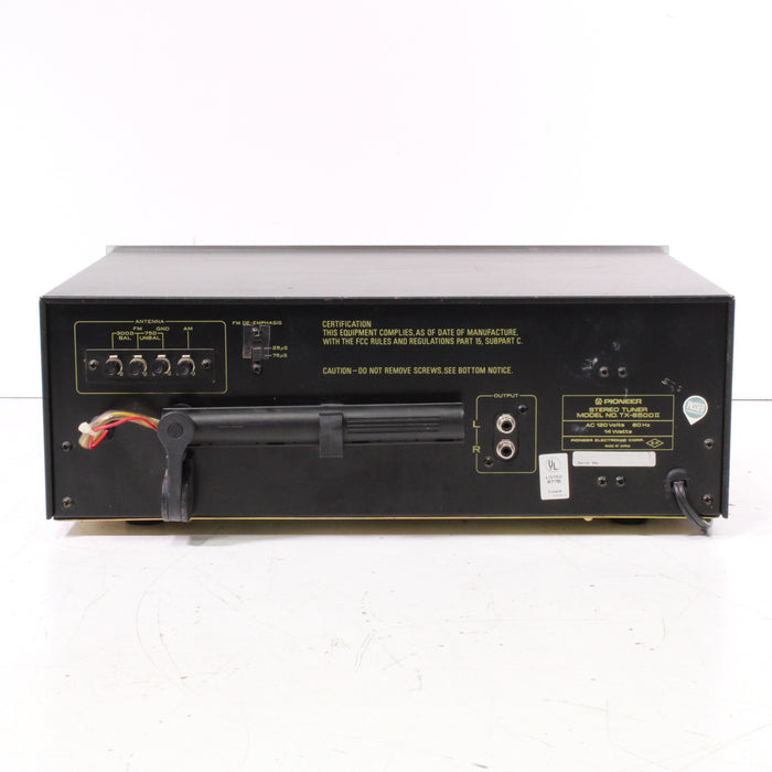 Pioneer TX-6500II Vintage AM/FM Stereo Tuner Silver Face (1976-78)-Stereo Tuner-SpenCertified-vintage-refurbished-electronics