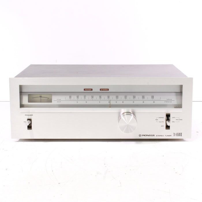 Pioneer TX-6500II Vintage AM/FM Stereo Tuner Silver Face (1976-78)-Stereo Tuner-SpenCertified-vintage-refurbished-electronics