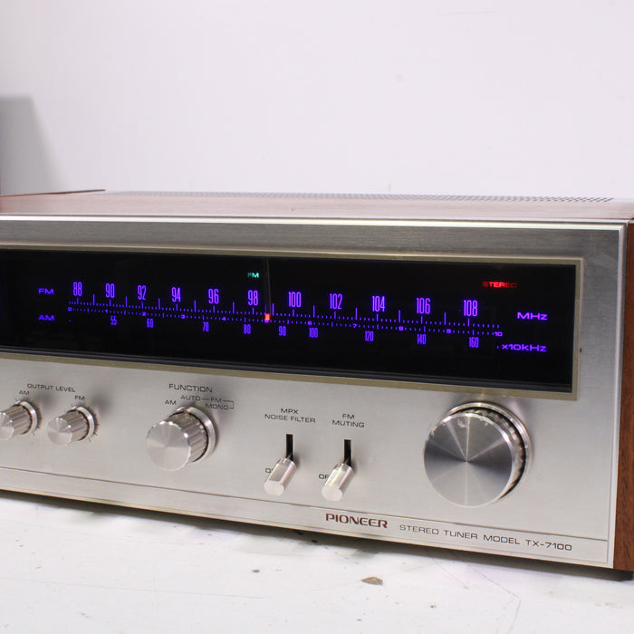 Pioneer TX-7100 AM/FM Stereo Tuner Silver Face (1974)-Stereo Systems-SpenCertified-vintage-refurbished-electronics