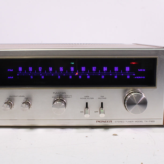 Pioneer TX-7100 AM/FM Stereo Tuner Silver Face (1974)-Stereo Systems-SpenCertified-vintage-refurbished-electronics
