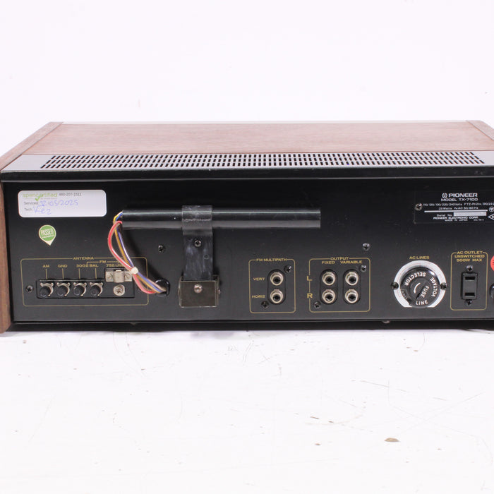 Pioneer TX-7100 AM/FM Stereo Tuner Silver Face (1974)-Stereo Systems-SpenCertified-vintage-refurbished-electronics