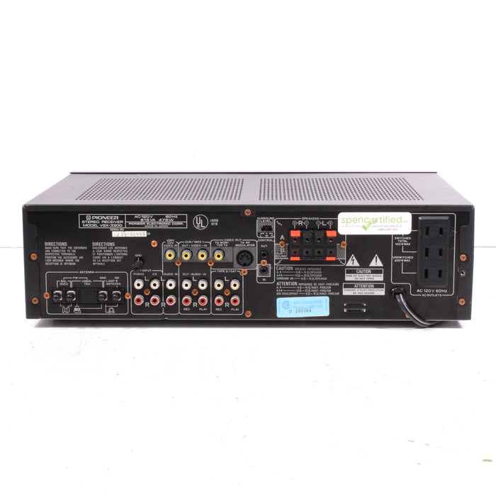 Pioneer VSX-3300 Vintage AV Stereo Receiver with Built-In Graphic Equalizer (1988)-Audio & Video Receivers-SpenCertified-vintage-refurbished-electronics