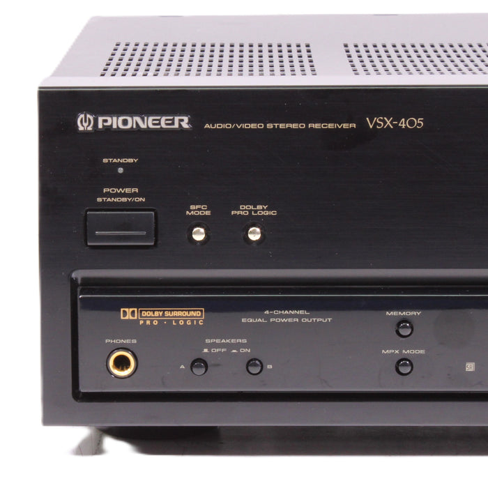 Pioneer VSX-405 Audio Video Dolby Surround Stereo Receiver with Phono (1996)-Audio Receivers-SpenCertified-vintage-refurbished-electronics