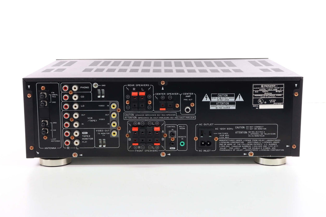 PIONEER VSX-452 Audio/Video Stereo Receiver-Audio & Video Receivers-SpenCertified-vintage-refurbished-electronics