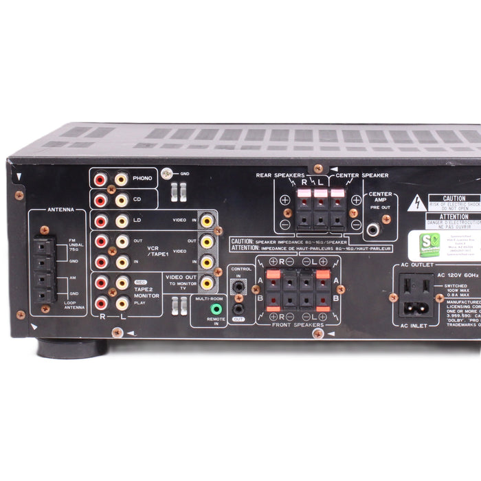 Pioneer VSX-453 Audio Video Stereo Receiver Dolby Pro Logic Phono-Audio & Video Receivers-SpenCertified-vintage-refurbished-electronics
