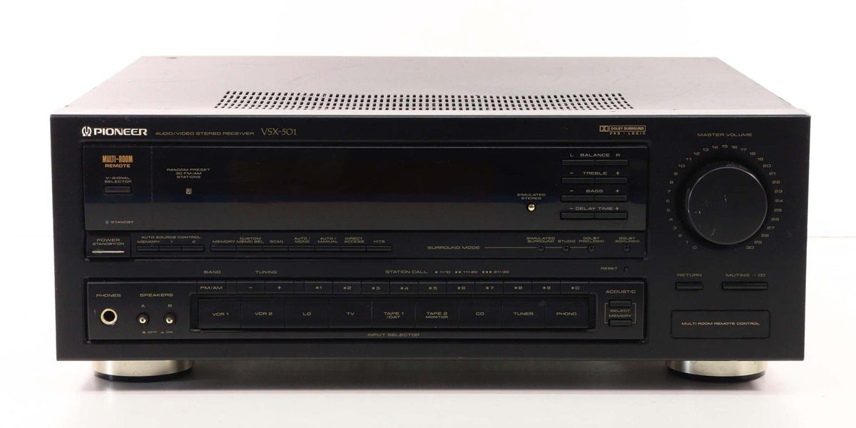 Pioneer VSX-501 AV Audio Video Stereo Receiver (NO REMOTE) (BAD