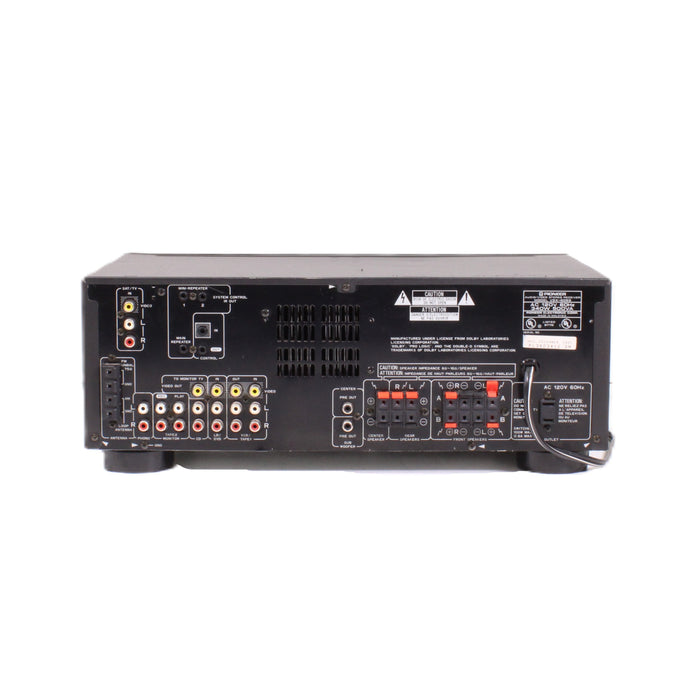 Pioneer VSX-605S Dolby Pro Logic A/V Receiver Phono (1995) NO REMOTE-Audio & Video Receivers-SpenCertified-vintage-refurbished-electronics