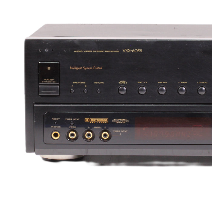 Pioneer VSX-605S Dolby Pro Logic A/V Receiver Phono (1995) NO REMOTE-Audio & Video Receivers-SpenCertified-vintage-refurbished-electronics