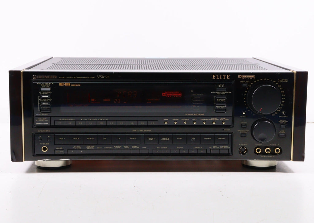 Pioneer VSX-95 Audio Video Stereo Receiver with Wood Panels (NO