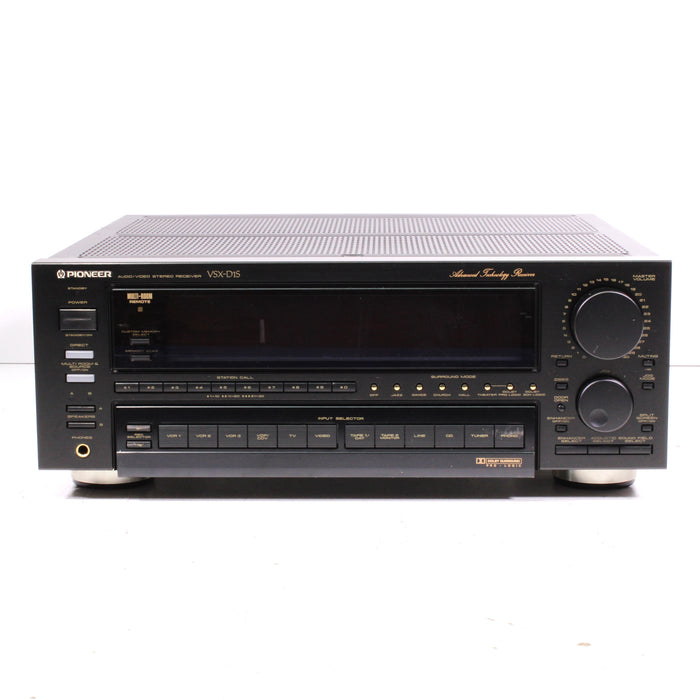 Pioneer VSX-D1S Audio Video Stereo Receiver with Phono, S-Video (NO REMOTE) (1991)-Audio & Video Receivers-SpenCertified-vintage-refurbished-electronics