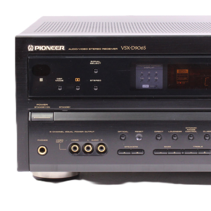 Pioneer VSX-D906S Audio Video Stereo Receiver Dolby Digital 5.1 Channel Phono (1997)-Audio & Video Receivers-SpenCertified-vintage-refurbished-electronics