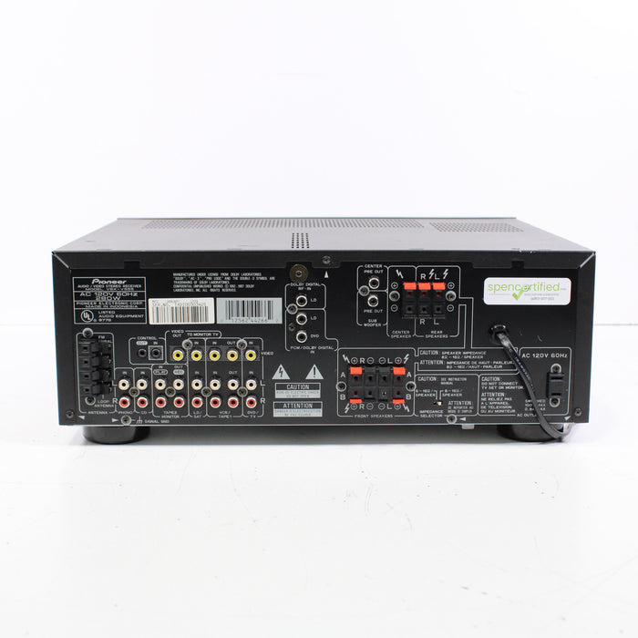 Pioneer VSX-V555 Audio Video Stereo Receiver Dolby Digital (1999) (NO REMOTE)-Audio & Video Receivers-SpenCertified-vintage-refurbished-electronics