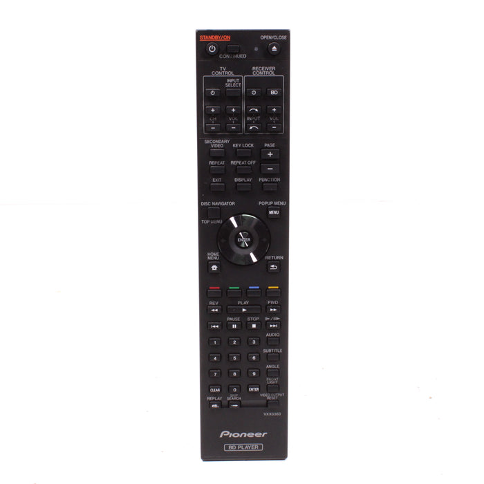 Pioneer VXX3383 Remote Control for Blu-Ray Player BDP-33FD-Remote Controls-SpenCertified-vintage-refurbished-electronics