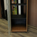 Pioneer Vintage Wood Stereo Audio Component Cabinet with Glass Door & Wheels (PICKUP ONLY)-shelving-SpenCertified-vintage-refurbished-electronics