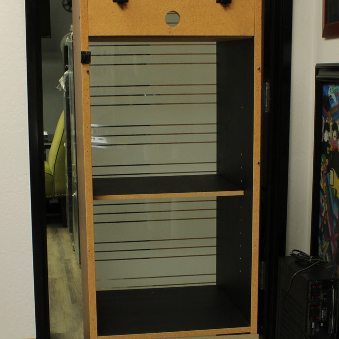 Pioneer Vintage Wood Stereo Audio Component Cabinet with Glass Door & Wheels (PICKUP ONLY)-shelving-SpenCertified-vintage-refurbished-electronics
