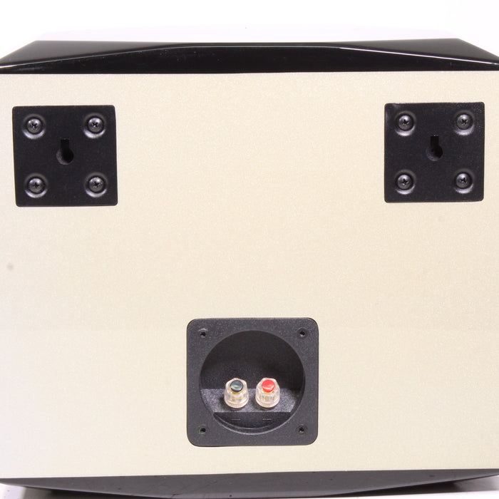Platine Noire 2-Way Bass Reflex Bookshelf Speaker Pair-Speakers-SpenCertified-vintage-refurbished-electronics
