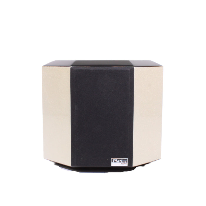 Platine Noire 2-Way Bass Reflex Bookshelf Speaker Pair-Speakers-SpenCertified-vintage-refurbished-electronics