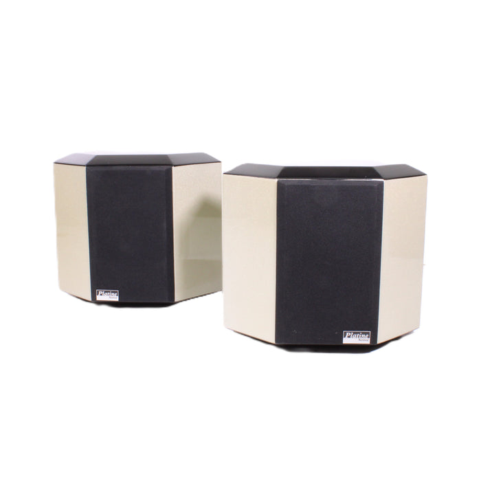 Platine Noire 2-Way Bass Reflex Bookshelf Speaker Pair-Speakers-SpenCertified-vintage-refurbished-electronics