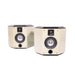Platine Noire 2-Way Bass Reflex Bookshelf Speaker Pair-Speakers-SpenCertified-vintage-refurbished-electronics