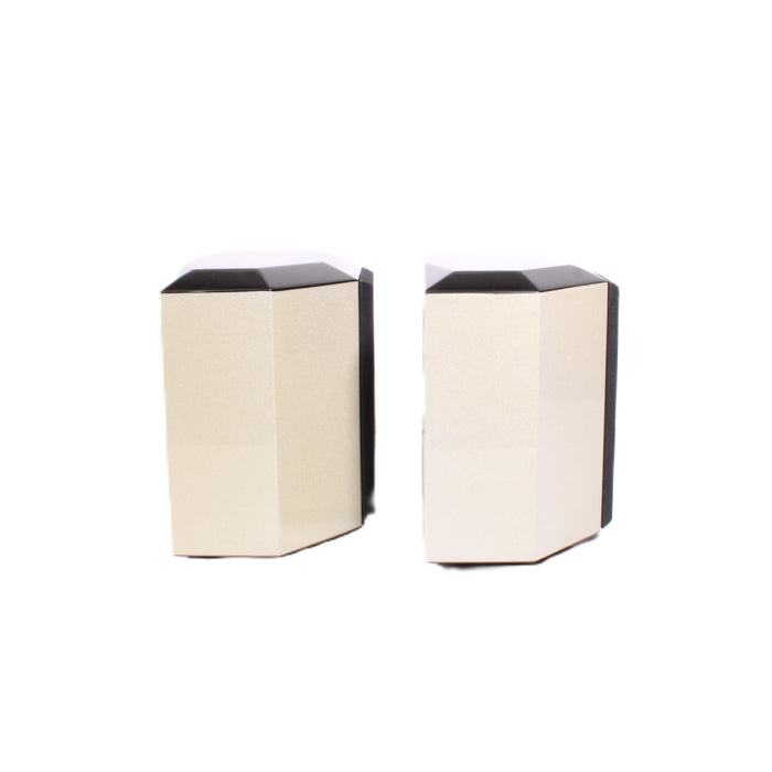 Platine Noire 2-Way Bass Reflex Bookshelf Speaker Pair-Speakers-SpenCertified-vintage-refurbished-electronics
