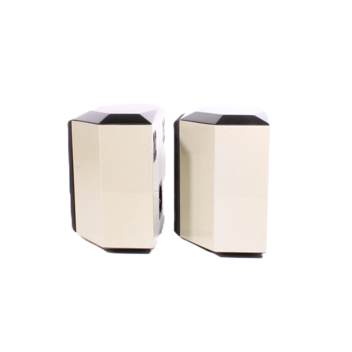 Platine Noire 2-Way Bass Reflex Bookshelf Speaker Pair-Speakers-SpenCertified-vintage-refurbished-electronics