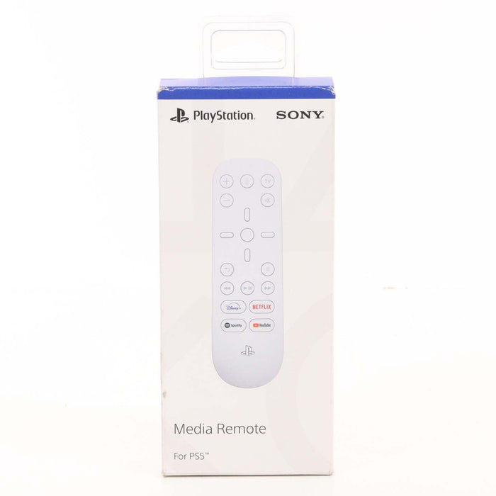 PlayStation 5 Media Remote Control (White)-Remote Controls-SpenCertified-vintage-refurbished-electronics