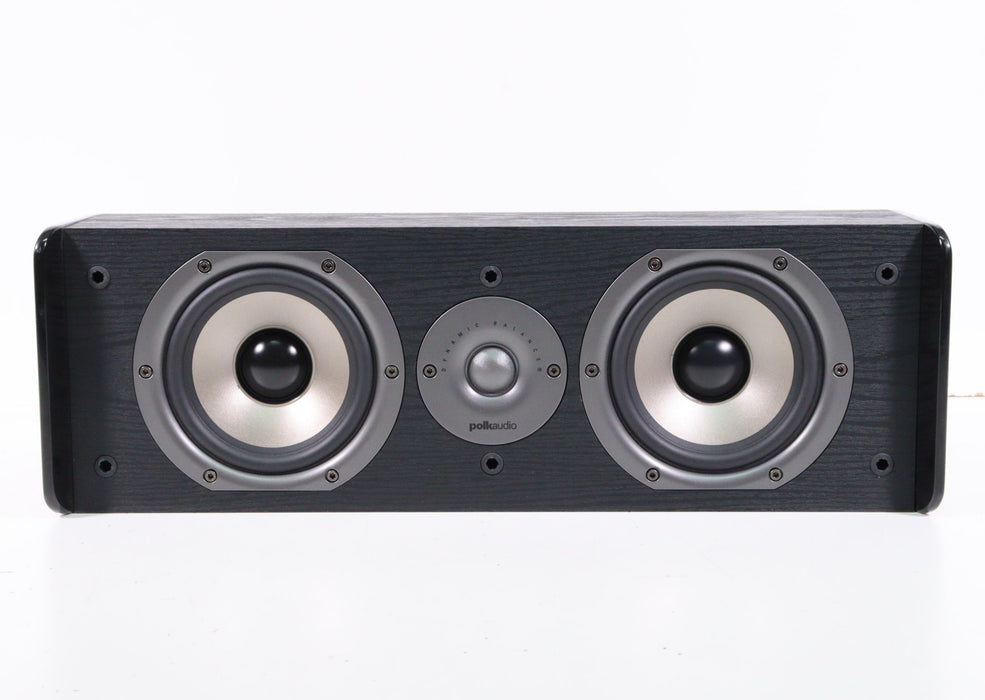 Polk Audio CS10 Black Center Channel Speaker with 5.25" Drivers-Speakers-SpenCertified-vintage-refurbished-electronics