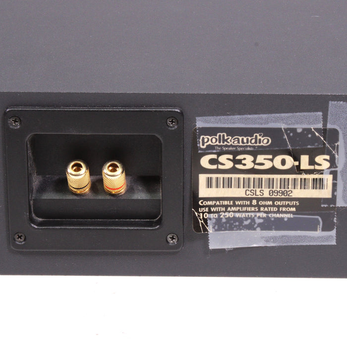 Polk Audio CS350-LS Center Channel Speaker Black-Speakers-SpenCertified-vintage-refurbished-electronics