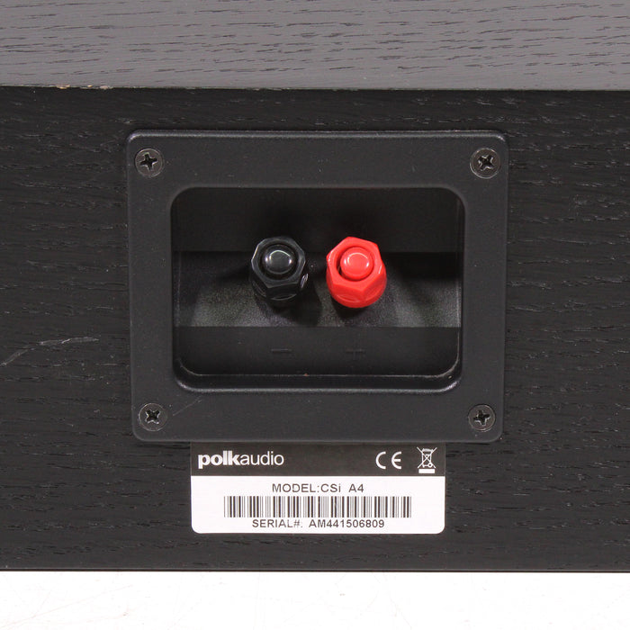 Polk Audio CSi A4 Center Channel Speaker Black-Speakers-SpenCertified-vintage-refurbished-electronics