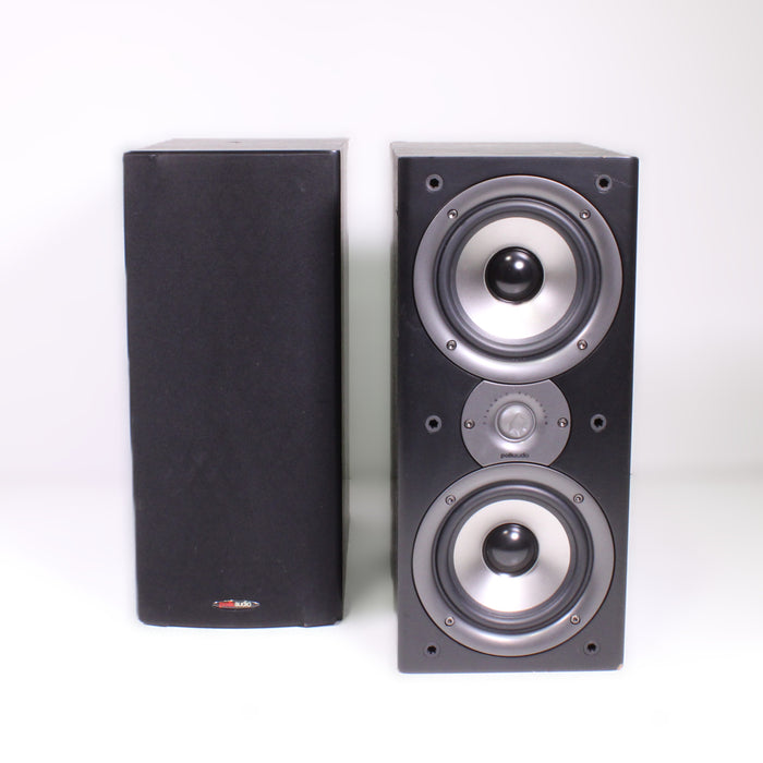 Polk Audio Monitor 40 Series II Black Bookshelf Speaker Pair-Speakers-SpenCertified-vintage-refurbished-electronics