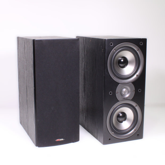 Polk Audio Monitor 40 Series II Black Bookshelf Speaker Pair-Speakers-SpenCertified-vintage-refurbished-electronics