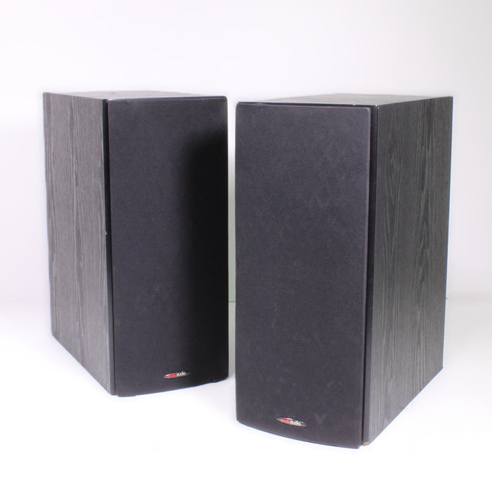 Polk Audio Monitor 40 Series II Black Bookshelf Speaker Pair-Speakers-SpenCertified-vintage-refurbished-electronics