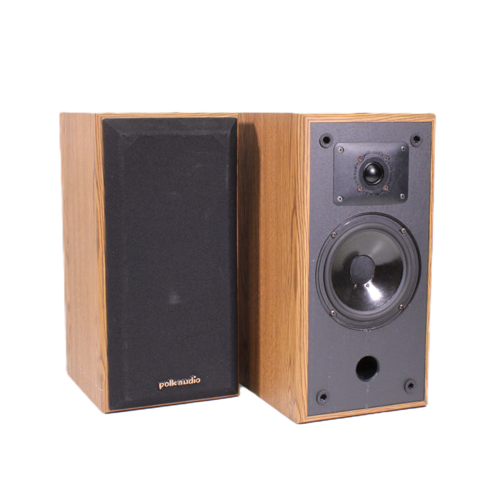 Polk Audio Monitor Series 2 Bookshelf Speaker Pair 2-Way Bass Reflex-Speakers-SpenCertified-vintage-refurbished-electronics