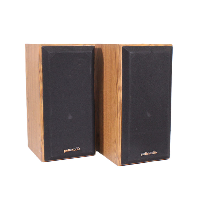 Polk Audio Monitor Series 2 Bookshelf Speaker Pair 2-Way Bass Reflex-Speakers-SpenCertified-vintage-refurbished-electronics