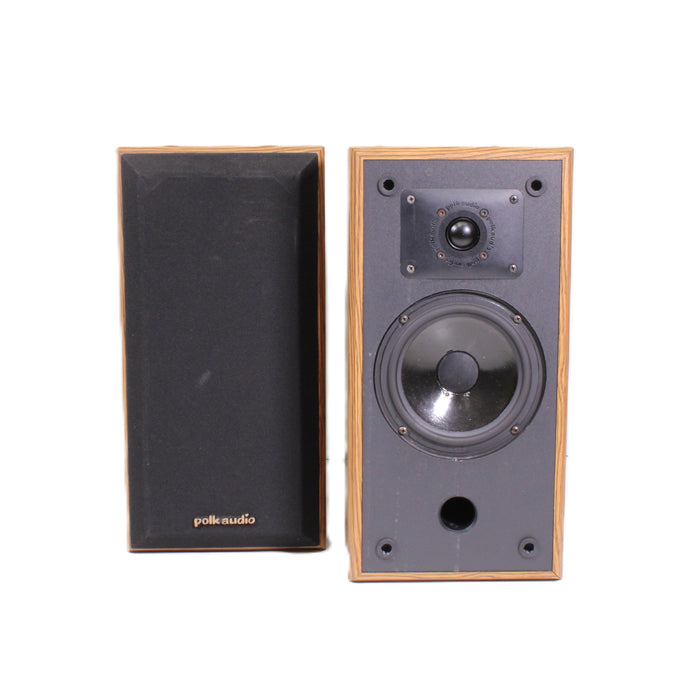 Polk Audio Monitor Series 2 Bookshelf Speaker Pair 2-Way Bass Reflex-Speakers-SpenCertified-vintage-refurbished-electronics