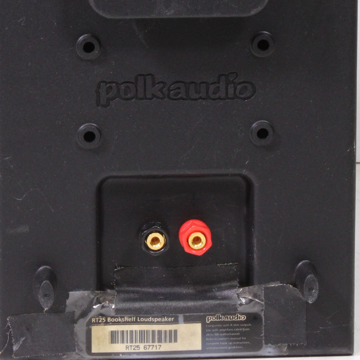 Polk Audio RT25 2-Way Bookshelf Speaker Pair 5.25-Inch Woofers Power Port-Speakers-SpenCertified-vintage-refurbished-electronics